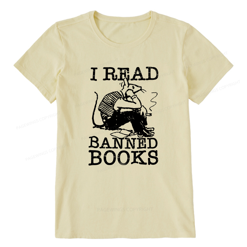 Pagewings I Read Banned Books Unisex Classic T-shirt