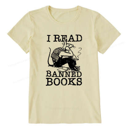Pagewings I Read Banned Books Unisex Classic T-shirt