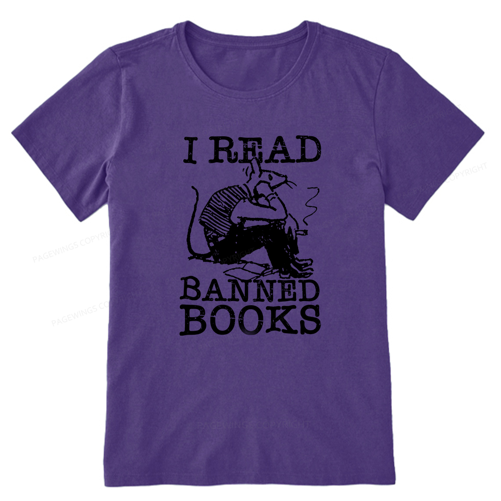 Pagewings I Read Banned Books Unisex Classic T-shirt