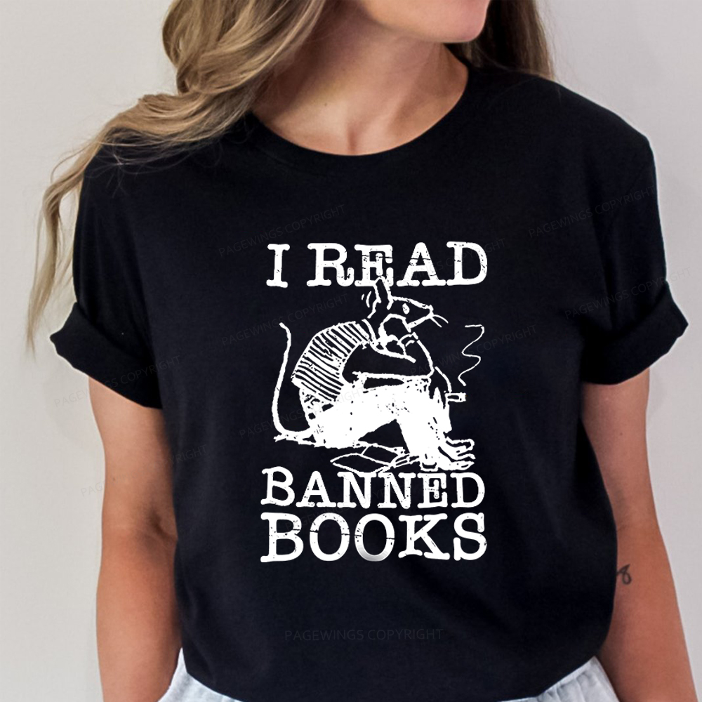 Pagewings I Read Banned Books Unisex Classic T-shirt