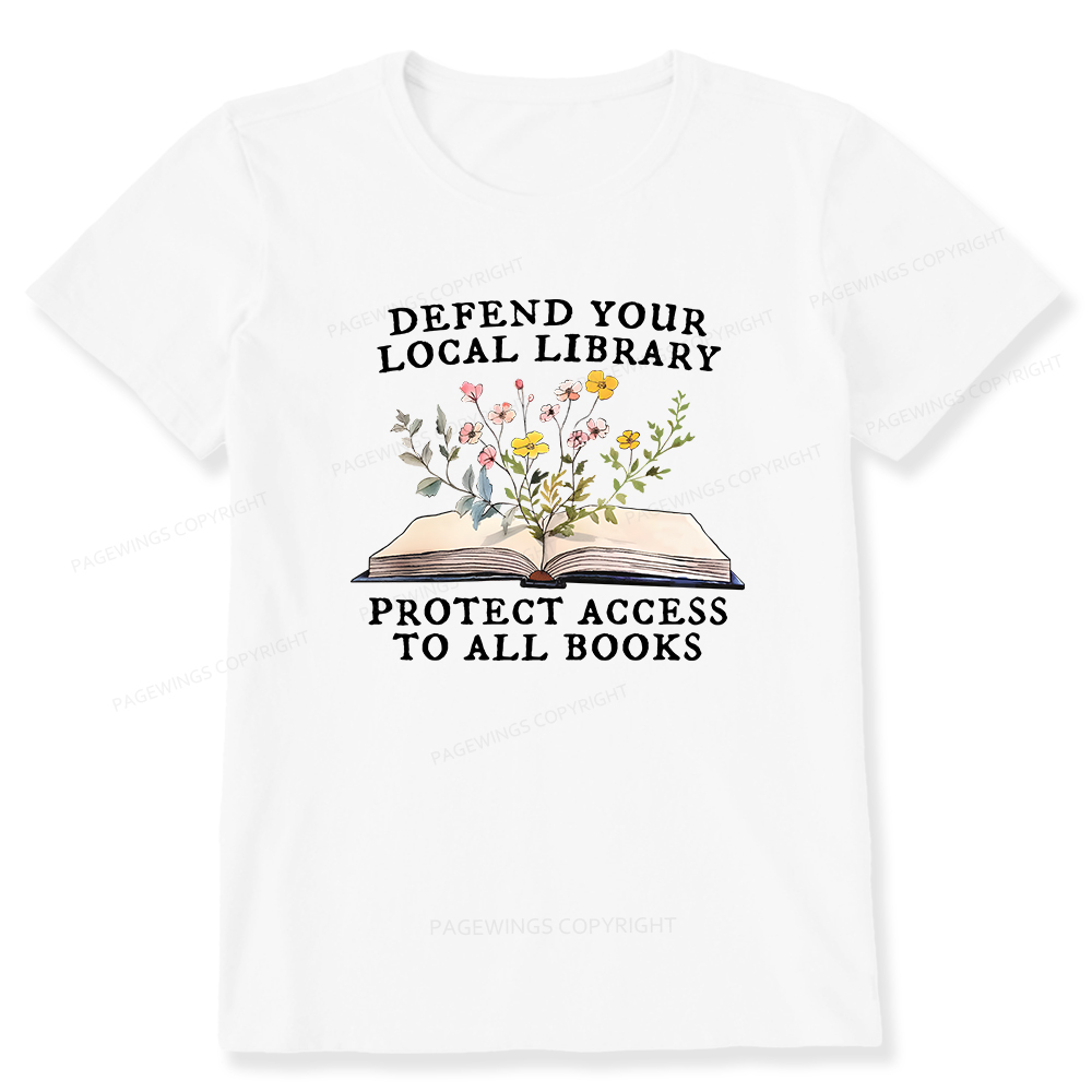 Pagewings Protect Access To All Books Unisex Classic T-shirt