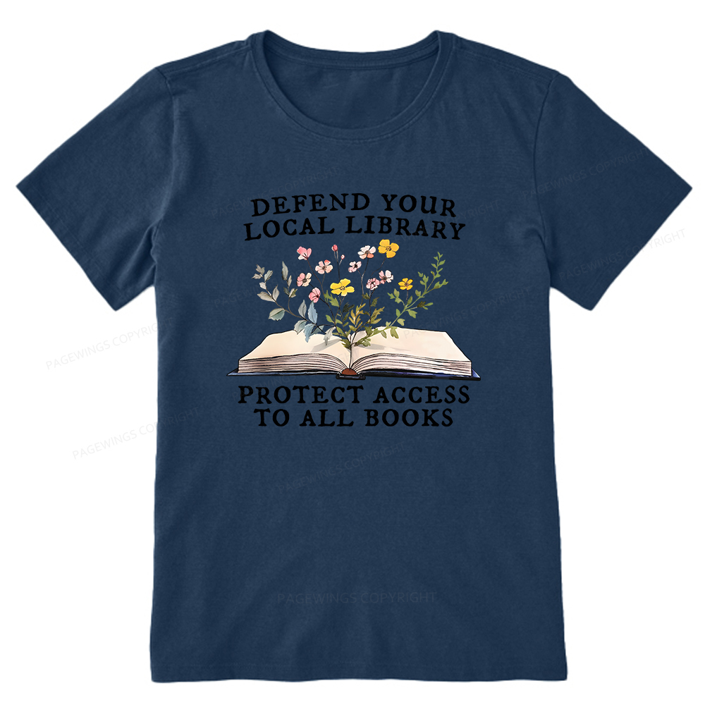Pagewings Protect Access To All Books Unisex Classic T-shirt