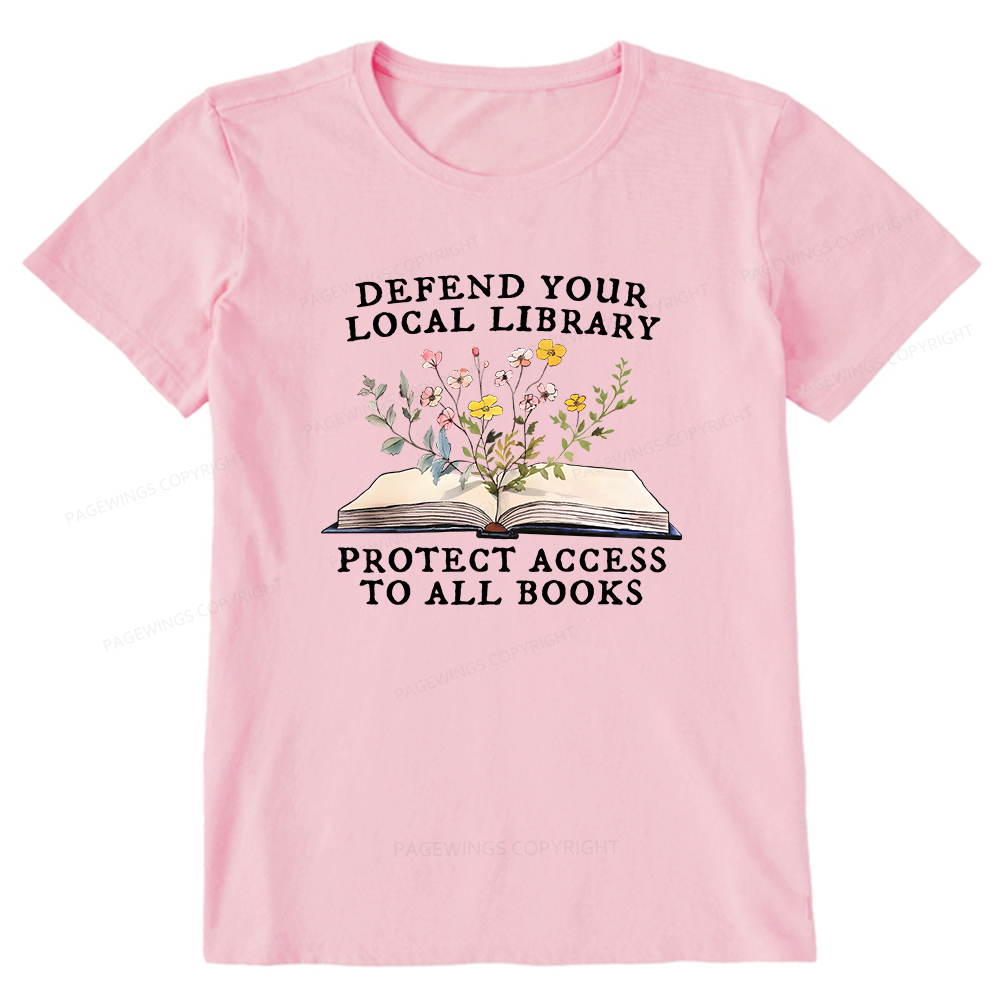 Pagewings Protect Access To All Books Unisex Classic T-shirt