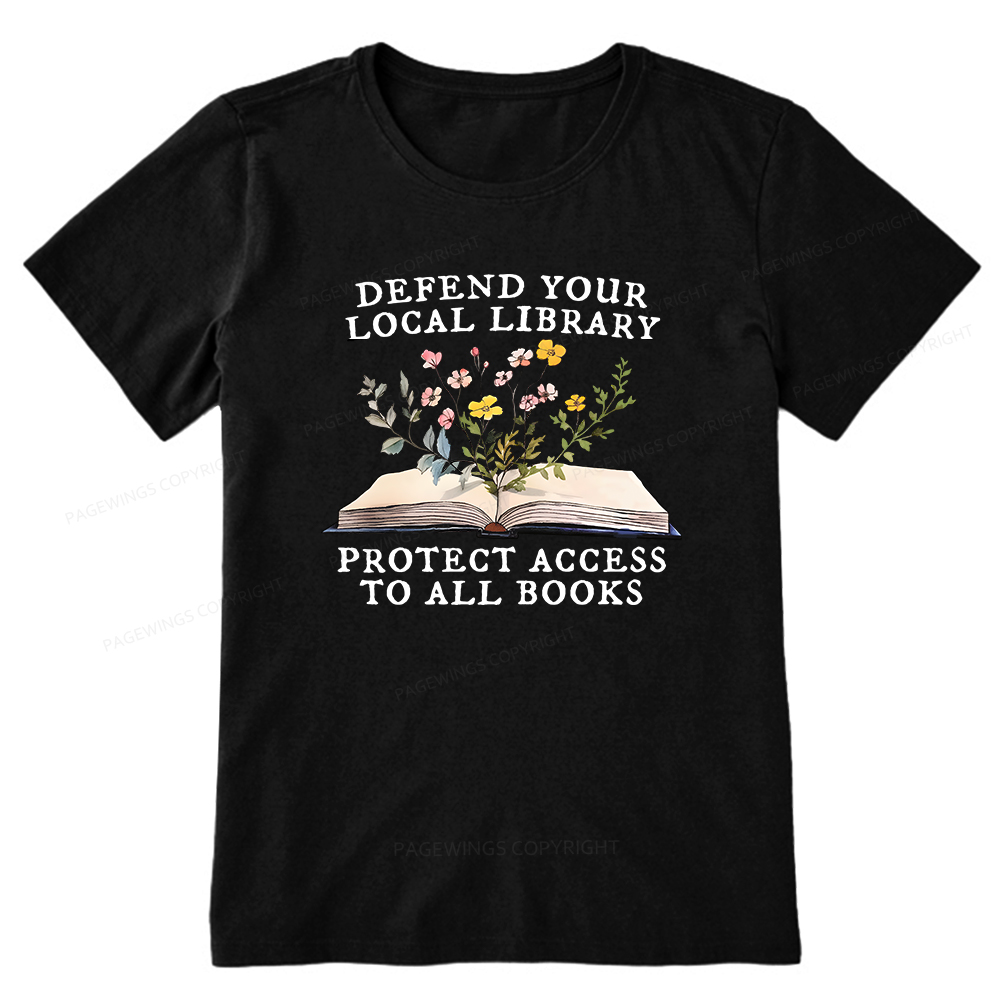Pagewings Protect Access To All Books Unisex Classic T-shirt