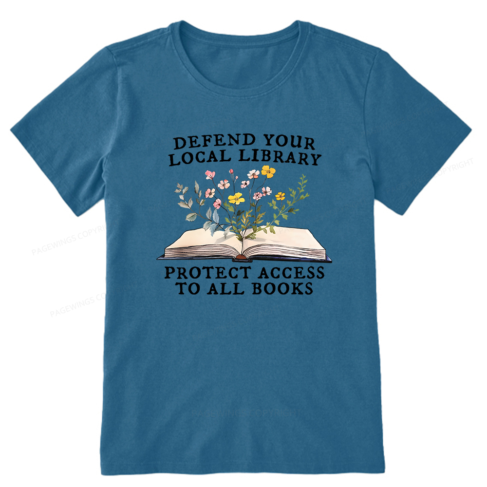 Pagewings Protect Access To All Books Unisex Classic T-shirt