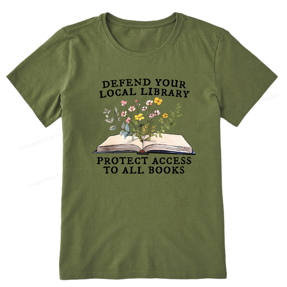 Pagewings Protect Access To All Books Unisex Classic T-shirt