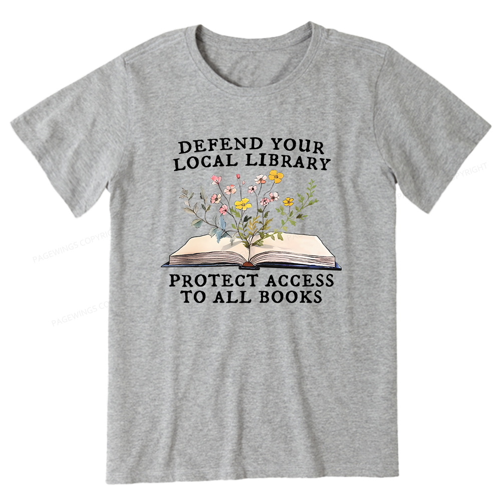 Pagewings Protect Access To All Books Unisex Classic T-shirt