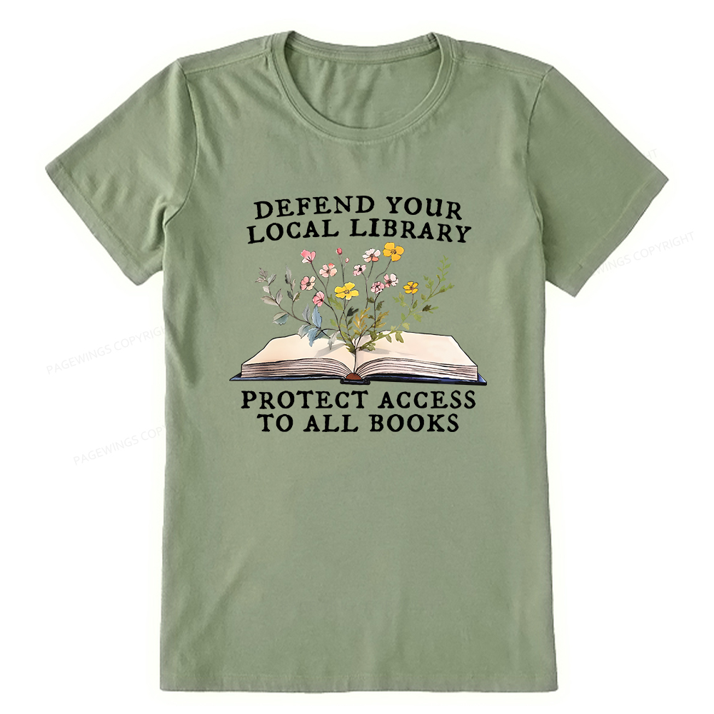 Pagewings Protect Access To All Books Unisex Classic T-shirt