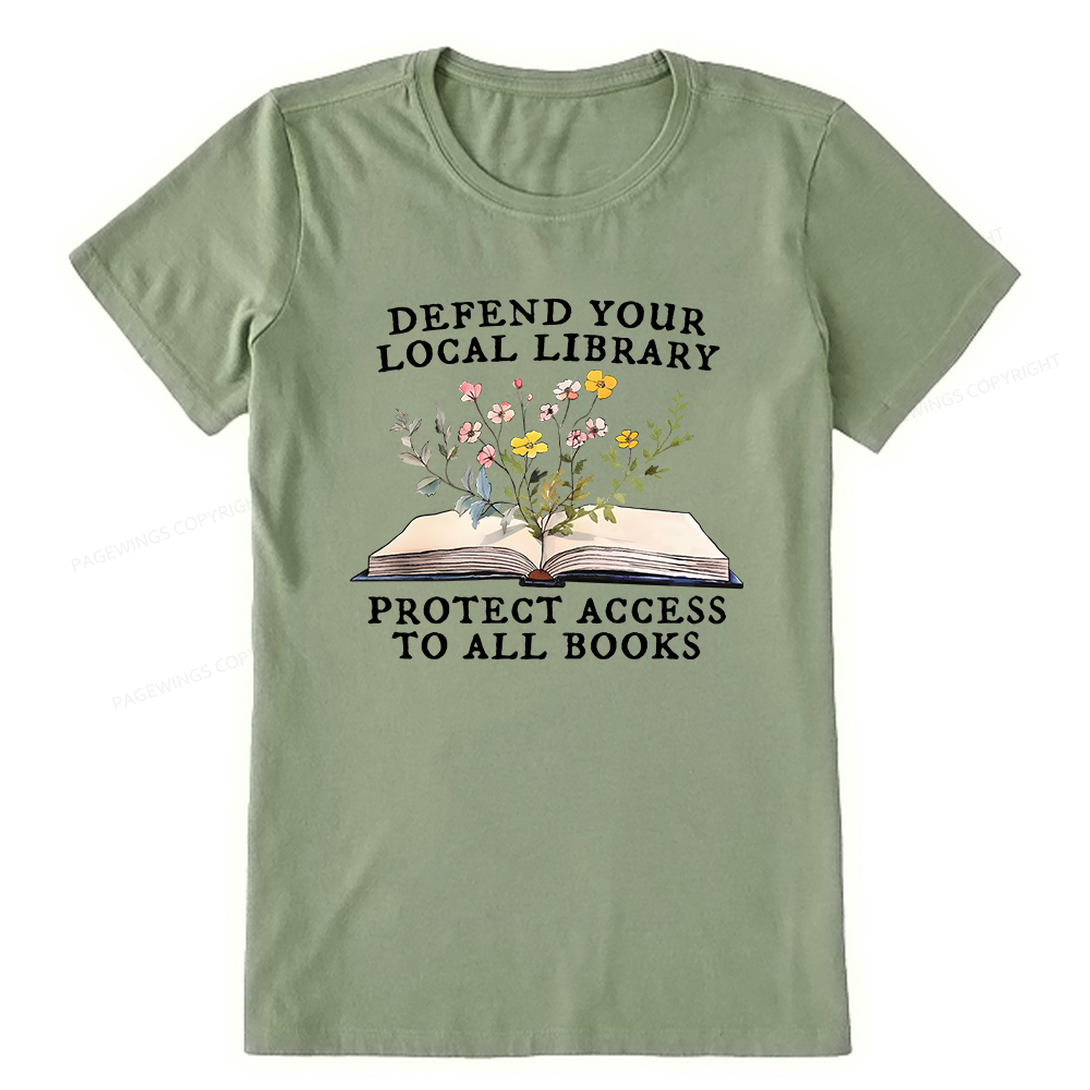 Pagewings Protect Access To All Books Unisex Classic T-shirt