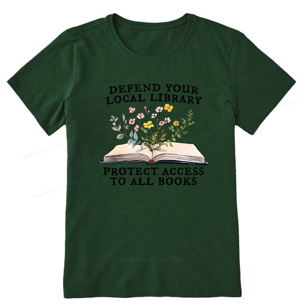Pagewings Protect Access To All Books Unisex Classic T-shirt