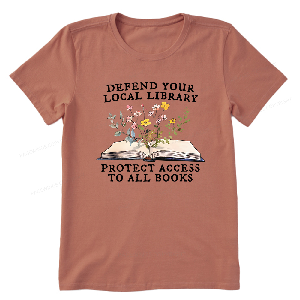 Pagewings Protect Access To All Books Unisex Classic T-shirt