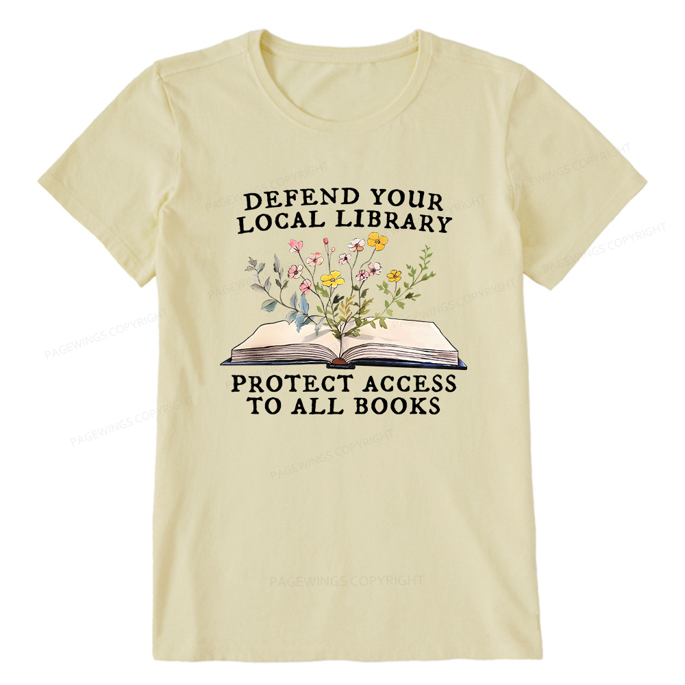 Pagewings Protect Access To All Books Unisex Classic T-shirt
