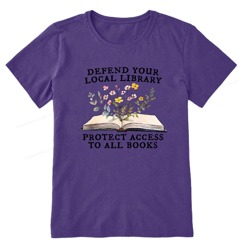 Pagewings Protect Access To All Books Unisex Classic T-shirt