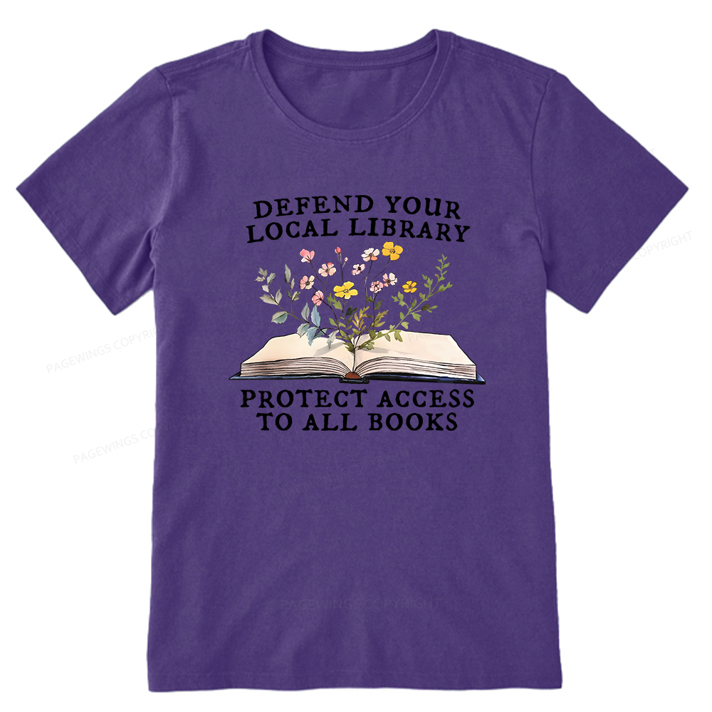 Pagewings Protect Access To All Books Unisex Classic T-shirt