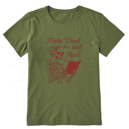 Pagewings Feelin' Dead But Well Read Unisex Classic T-shirt