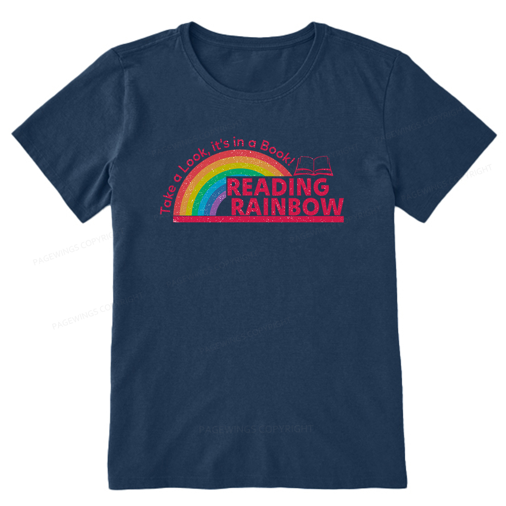 Pagewings Reading Rainbow Unisex Classic T-shirt
