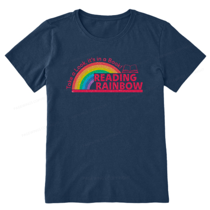 Pagewings Reading Rainbow Unisex Classic T-shirt