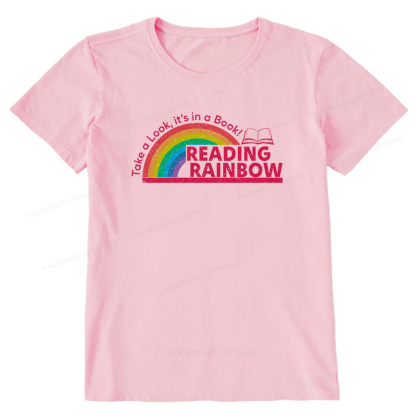 Pagewings Reading Rainbow Unisex Classic T-shirt