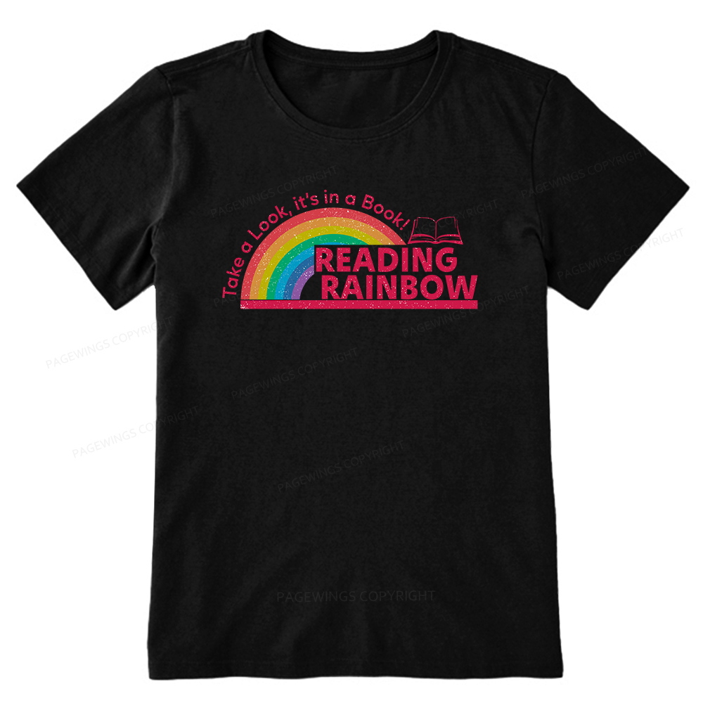 Pagewings Reading Rainbow Unisex Classic T-shirt