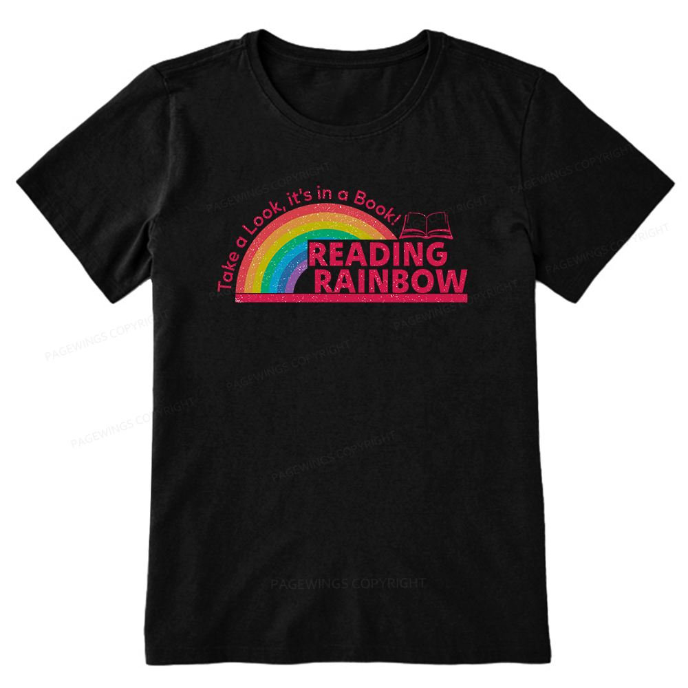 Pagewings Reading Rainbow Unisex Classic T-shirt