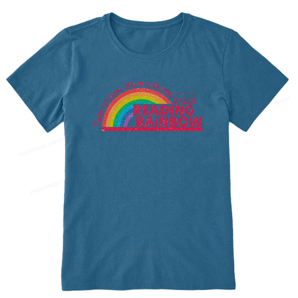Pagewings Reading Rainbow Unisex Classic T-shirt