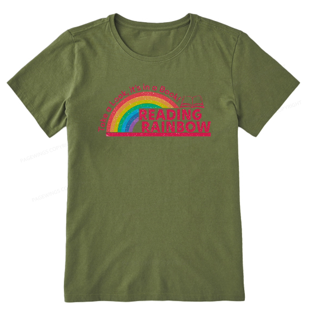 Pagewings Reading Rainbow Unisex Classic T-shirt