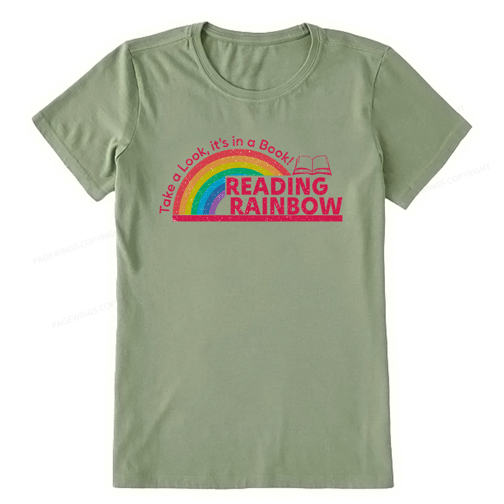 Pagewings Reading Rainbow Unisex Classic T-shirt