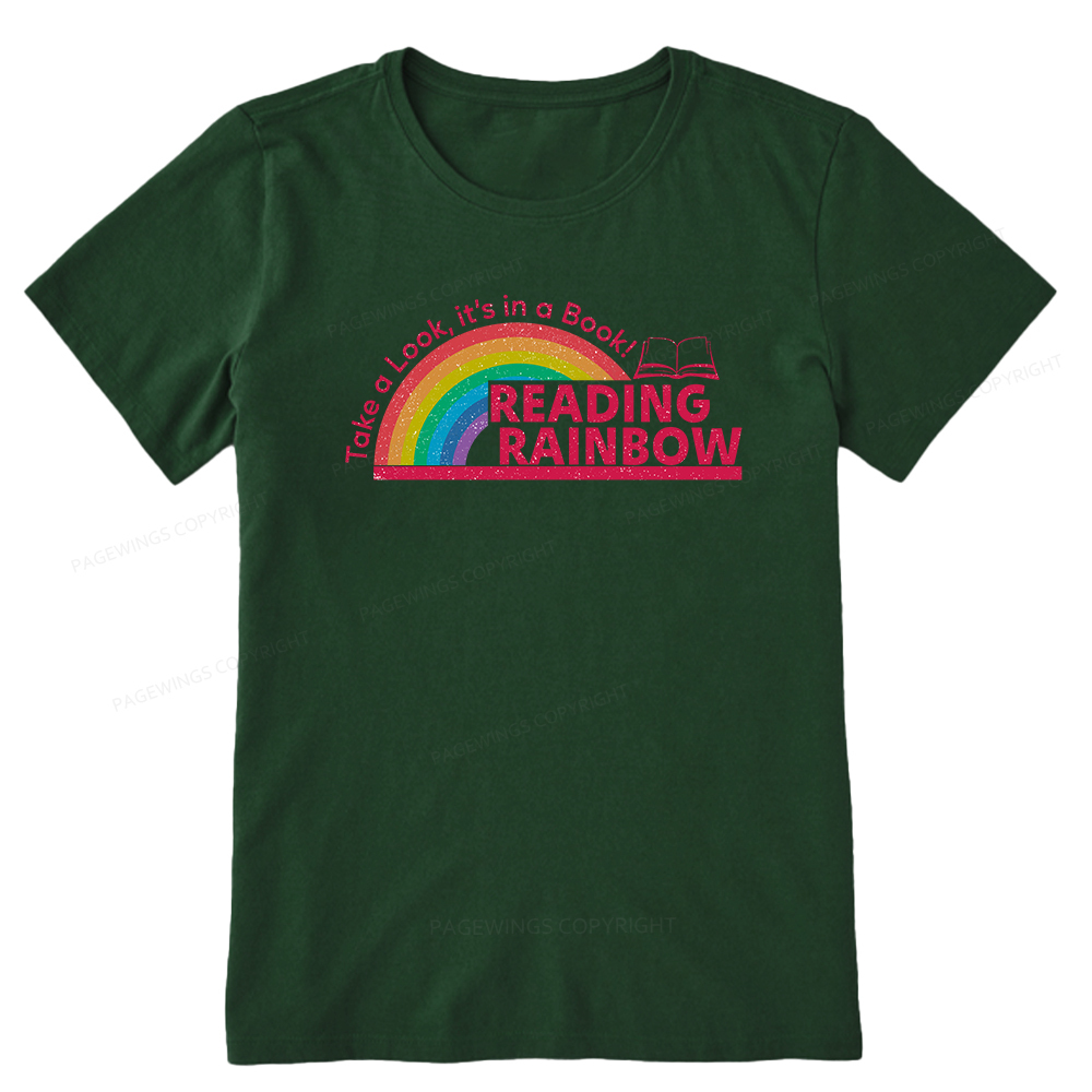 Pagewings Reading Rainbow Unisex Classic T-shirt