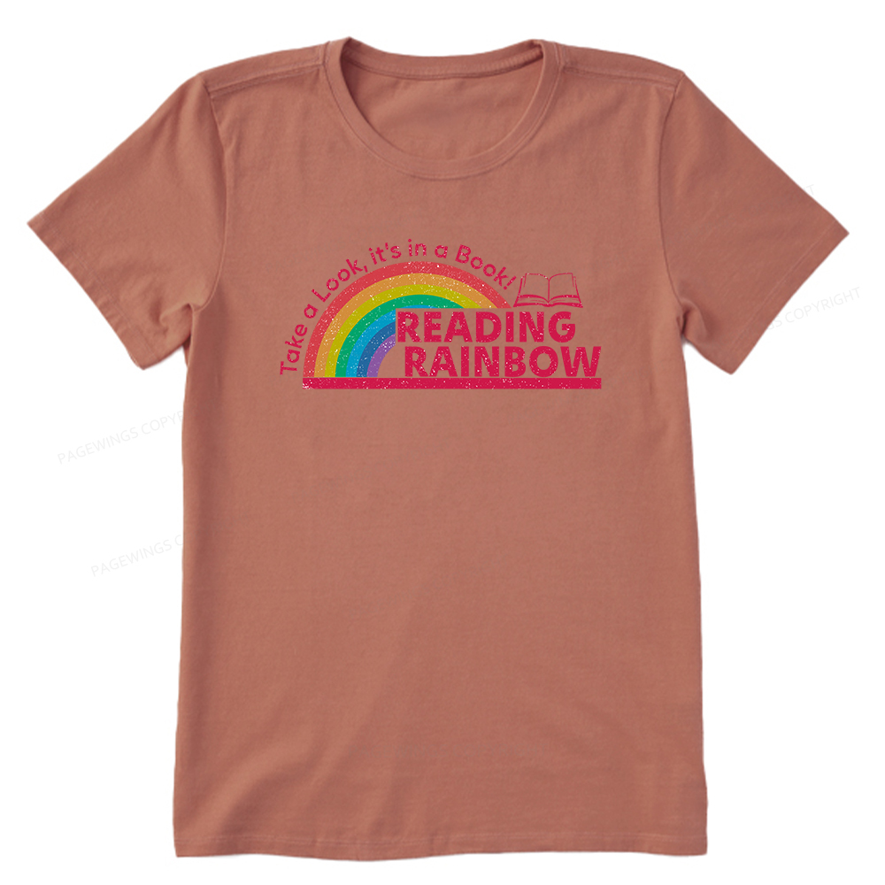 Pagewings Reading Rainbow Unisex Classic T-shirt