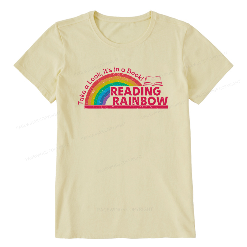 Pagewings Reading Rainbow Unisex Classic T-shirt