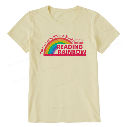 Pagewings Reading Rainbow Unisex Classic T-shirt
