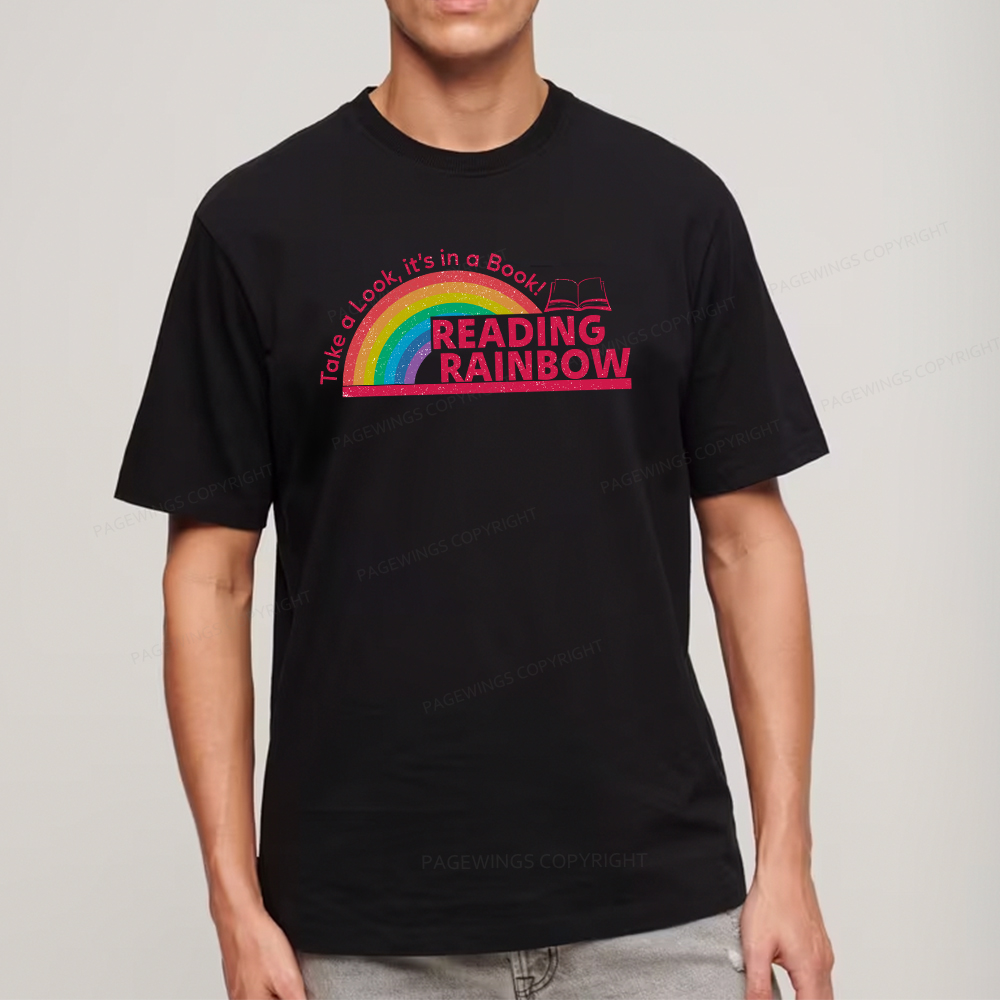Pagewings Reading Rainbow Unisex Classic T-shirt