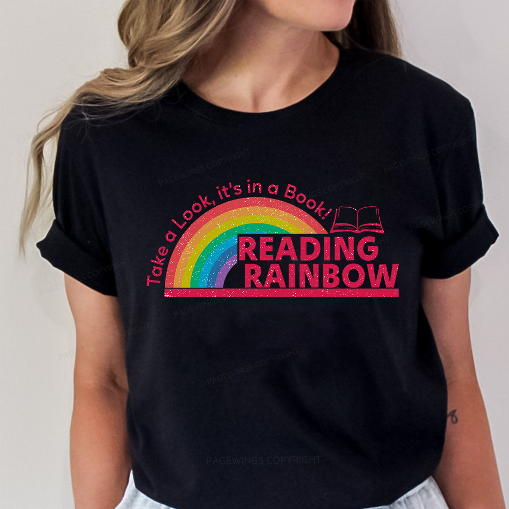 Pagewings Reading Rainbow Unisex Classic T-shirt