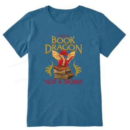 Pagewings I Am A Book Dragon Not A Worm Unisex Classic T-shirt