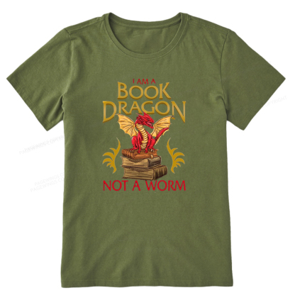 Pagewings I Am A Book Dragon Not A Worm Unisex Classic T-shirt