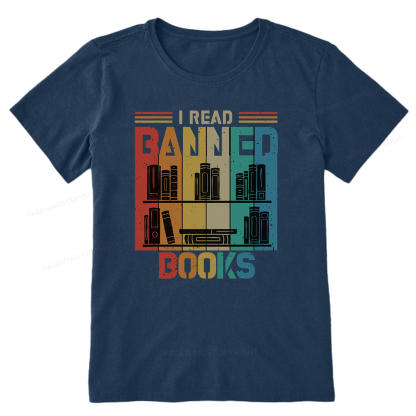 Pagewings  I Read Banned Books Unisex Classic T-shirt