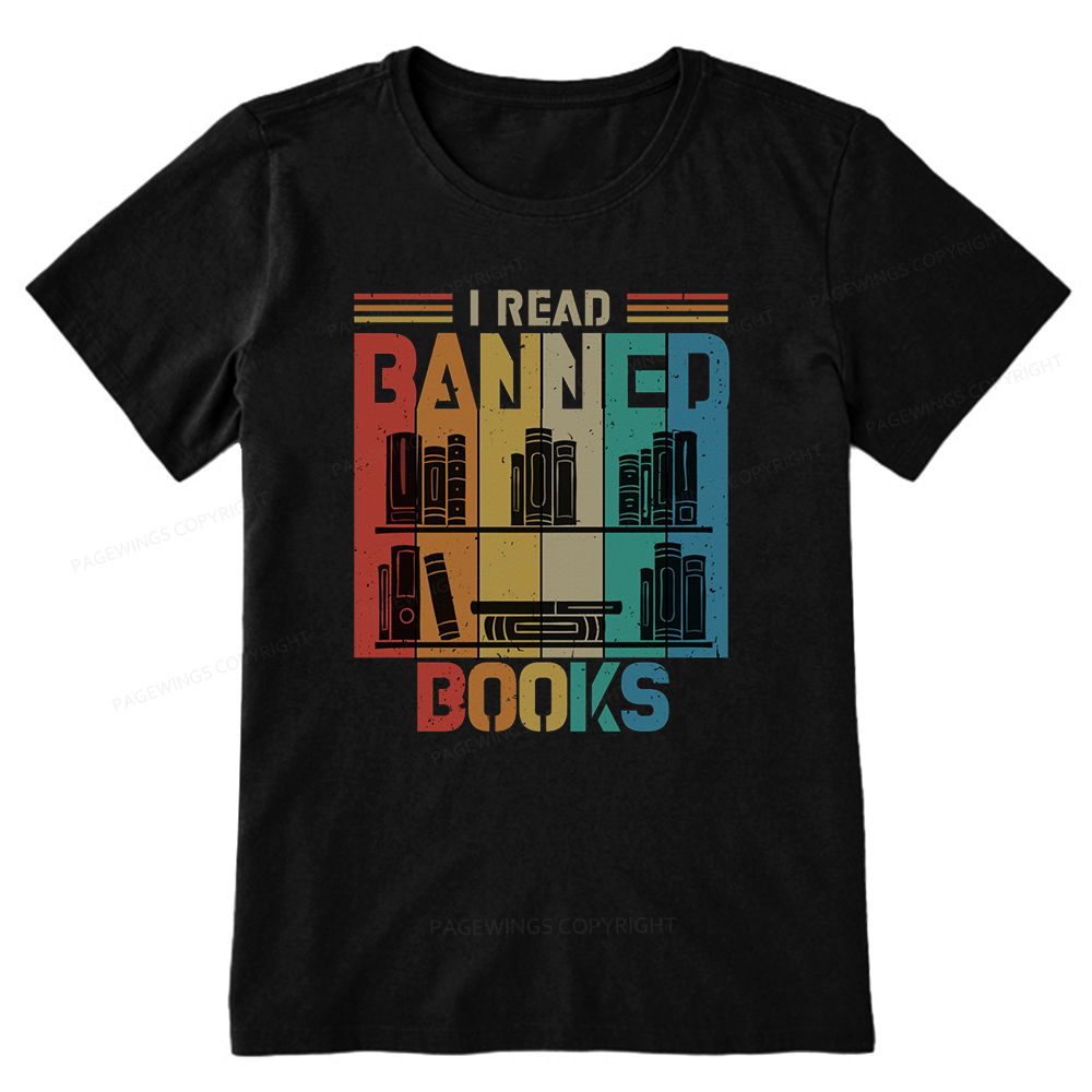 Pagewings  I Read Banned Books Unisex Classic T-shirt