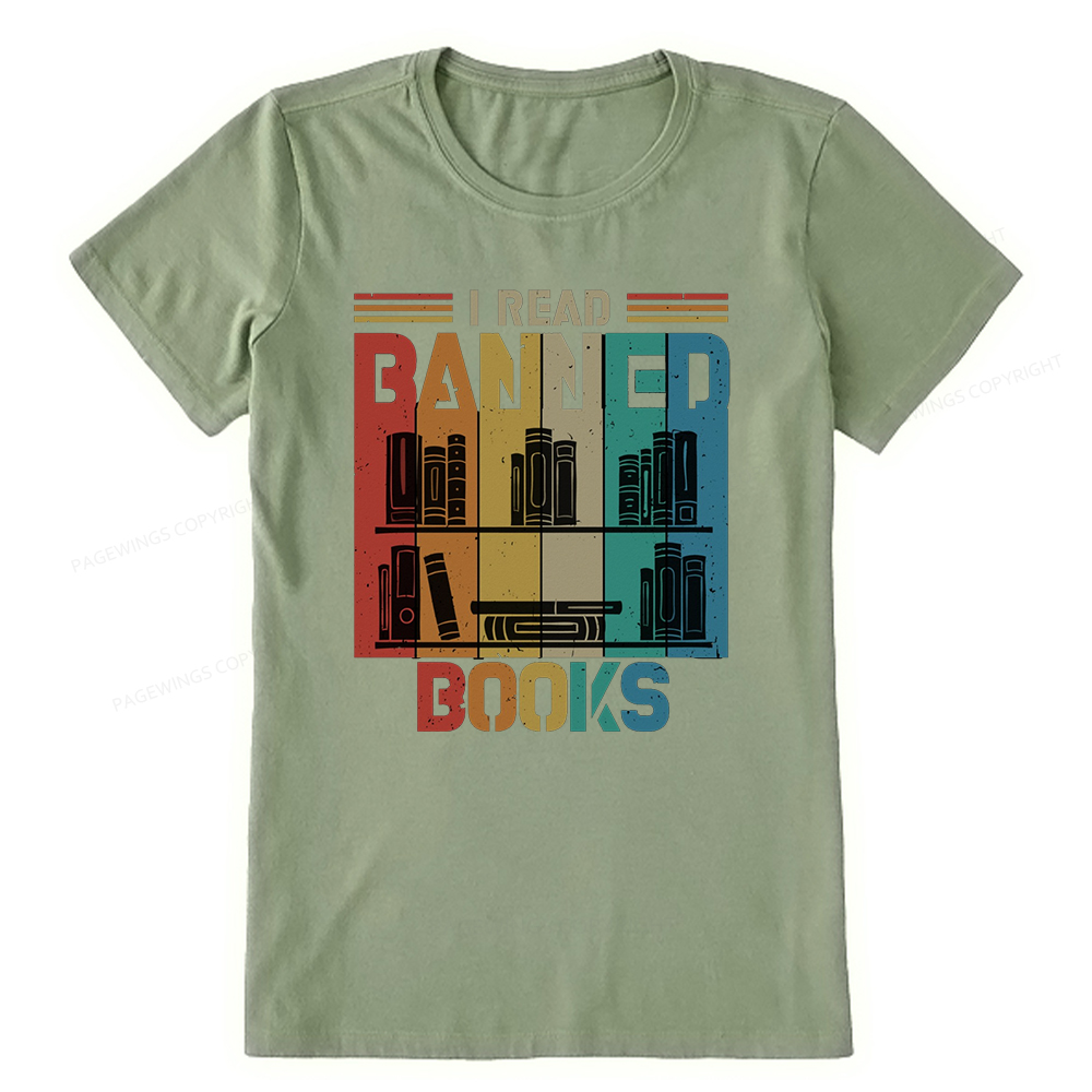 Pagewings  I Read Banned Books Unisex Classic T-shirt