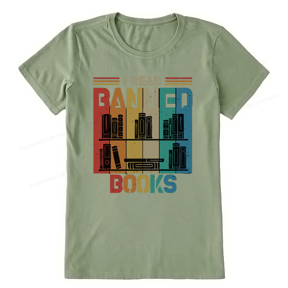 Pagewings  I Read Banned Books Unisex Classic T-shirt