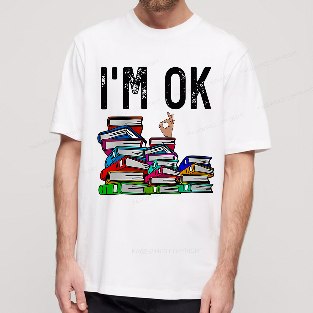 Pagewings Librarian Book Reader Funny Book Lover Unisex Classic T-shirt