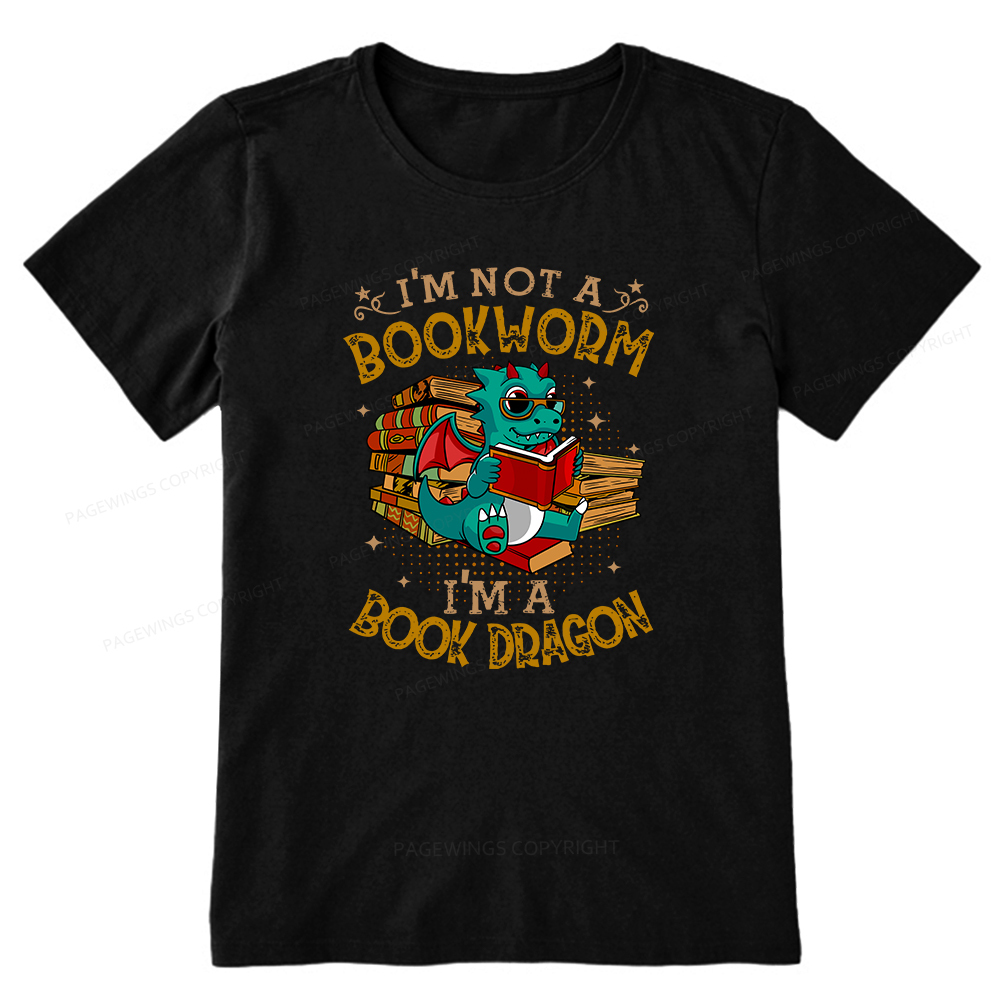 Pagewings Book Dragon T Shirts Unisex Classic T-shirt