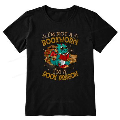 Pagewings Book Dragon T Shirts Unisex Classic T-shirt