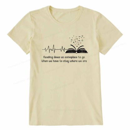 Pagewings Book Lovers Reading Reading Book Unisex Classic T-shirt