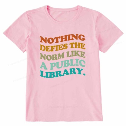 Pagewings Nothing defies the norm like a public library Unisex Classic T-shirt