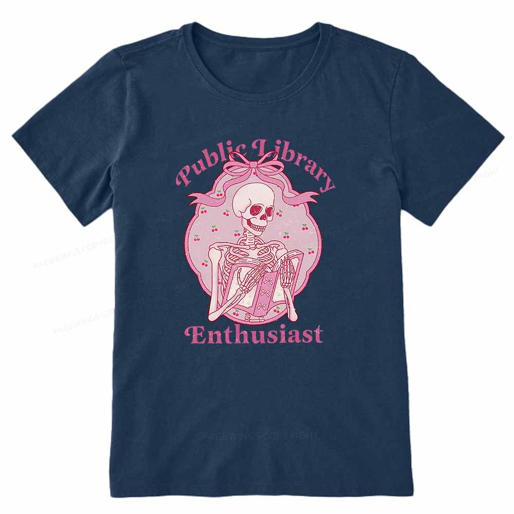 Pagewings Public Library Enthusiast Unisex Classic T-shirt