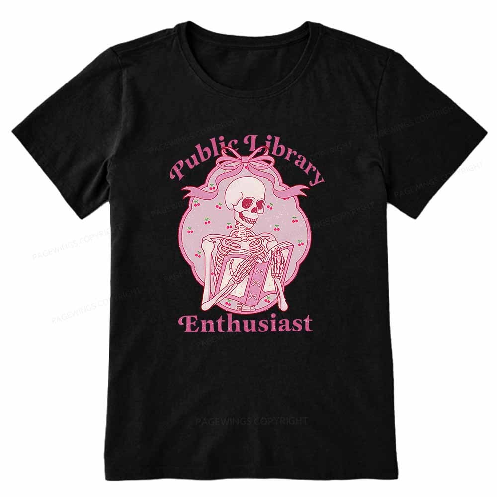 Pagewings Public Library Enthusiast Unisex Classic T-shirt
