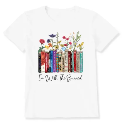 Pagewings I'm With The Banned Flowers Unisex Classic T-shirt