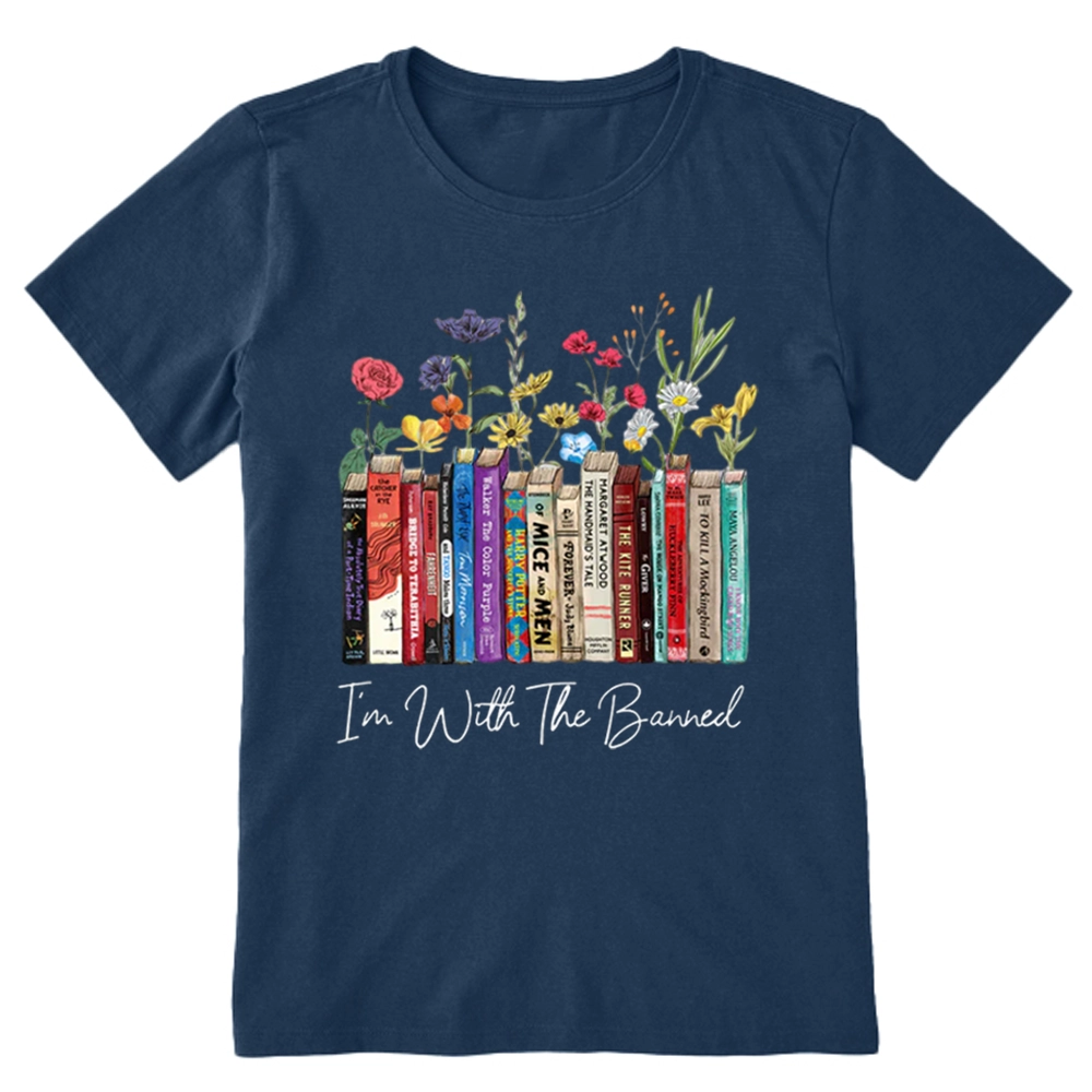 Pagewings I'm With The Banned Flowers Unisex Classic T-shirt