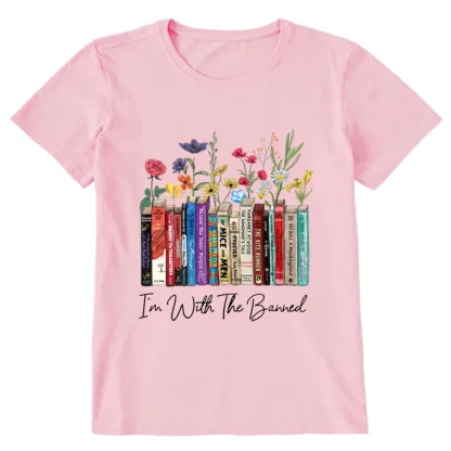 Pagewings I'm With The Banned Flowers Unisex Classic T-shirt