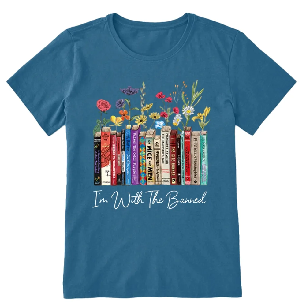 Pagewings I'm With The Banned Flowers Unisex Classic T-shirt